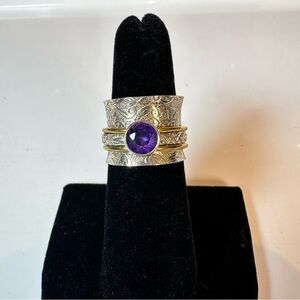 Sterling Silver Spinner Ring